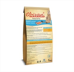 Obivan Somonlu Kedi Maması 1 KG