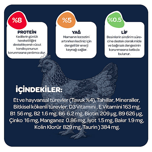 Obivan Tavuk Etli Sos İçinde Gravy Yetişkin Kedi Yaş Maması 400 GR - 4