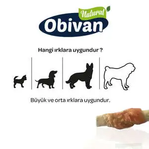 Obivan Tavuk Sargılı Munchy Çubuk 6 cm 50li - 3