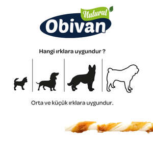 Obivan Tavuklu Burgu Kemik S 10 Adet - 3