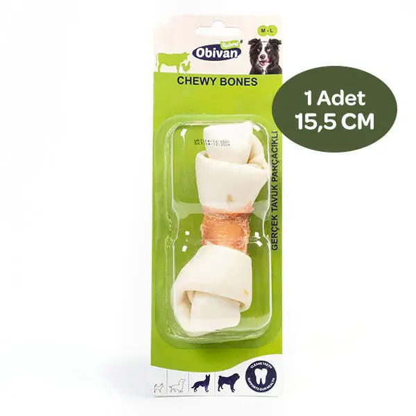 Obivan Tavuklu Dental Düğüm Köpek Diş Bakım Kemiği - XS - 1