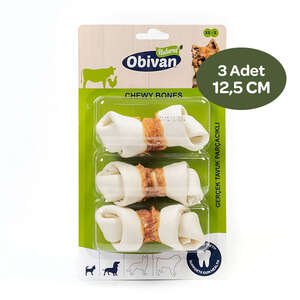 Obivan Tavuklu Düğüm Köpek Ağız Bakım Kemiği XXS 3 Adet