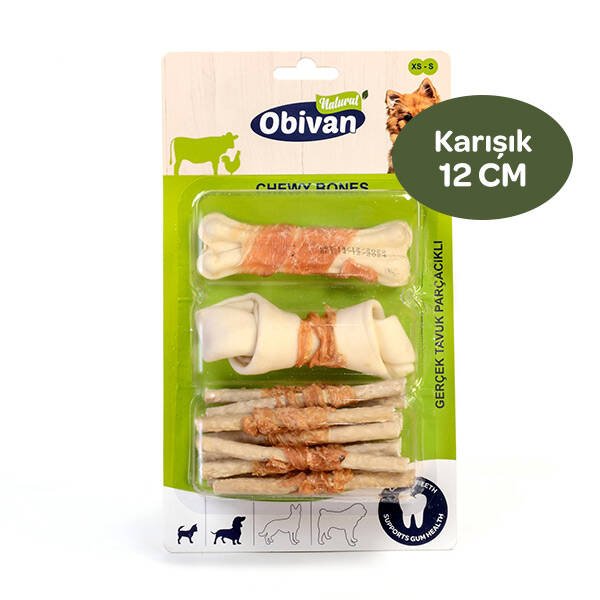 Obivan Tavuklu Karışık Diş Bakım Kemiği - 1