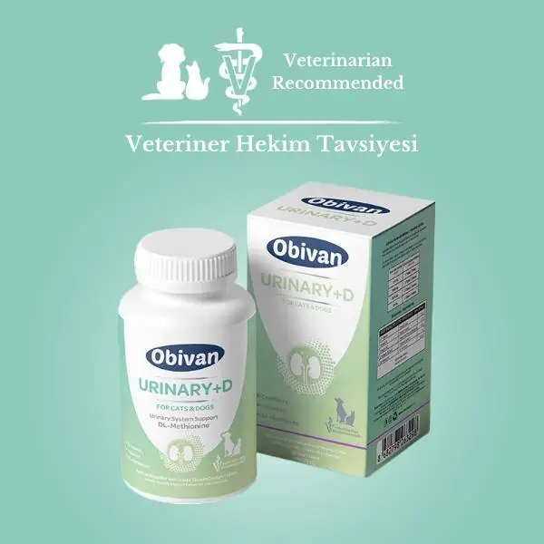 Obivan Urinary+d Kedi Ve Köpekler Için Üriner Sistem Desteği 75 Tablet - 3