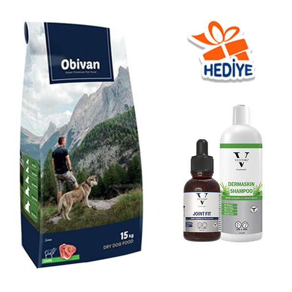 Obivan Senior Kuzu Etli Yaşlı Köpek Maması 15 Kg - 1