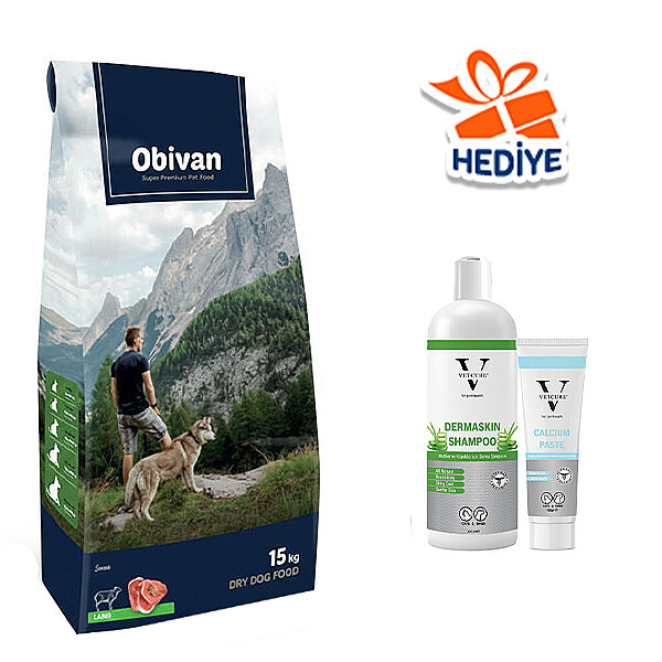 Obivan Senior Kuzu Etli Yaşlı Köpek Maması 15 Kg