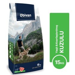 Obivan Senior Kuzu Etli Yaşlı Köpek Maması 15 Kg