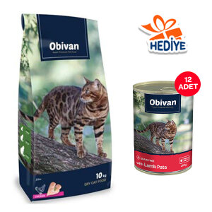 Obivan Kitten Tavuklu ve Kızılcıklı Yavru Kedi Maması 10kg
