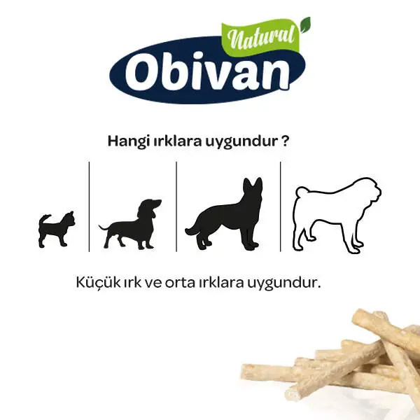 Obivan Yürekli Munchy Çubuk 12 cm 40 Adet - 3