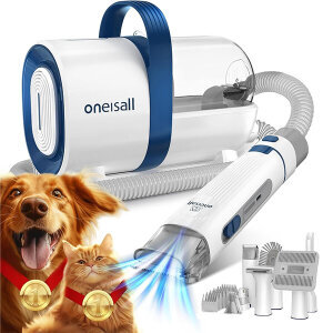 Oneisall LM2 Kablosuz  Kedi & Köpek için Vakumlu Bakım Seti - 1