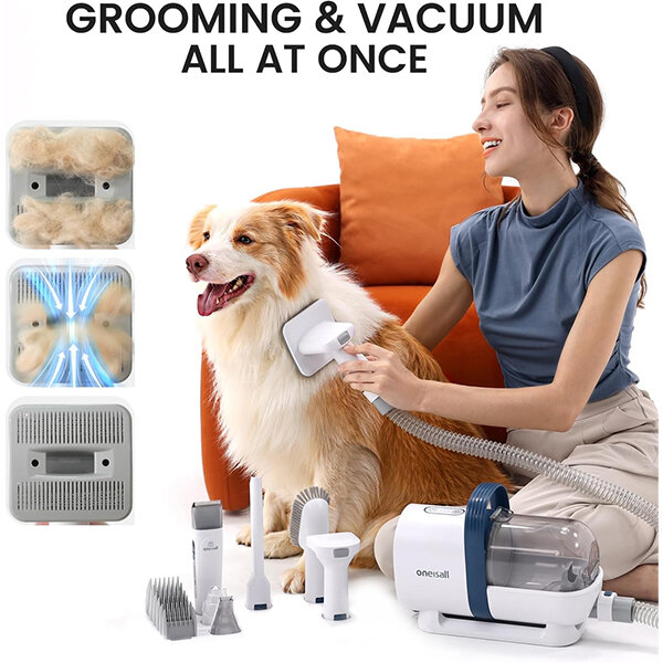 Oneisall LM2 Kablosuz  Kedi & Köpek için Vakumlu Bakım Seti - 4