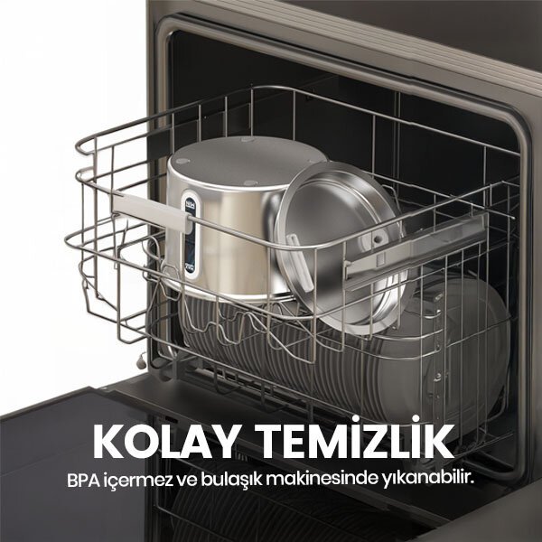 Oneisall PWF-001 2 L Tekli Paslanmaz Çelik Kedi ve Köpekler İçin Otomatik Su Pınarı - 5