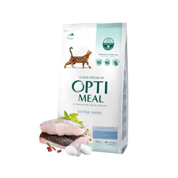 Optimeal Morina Balıklı Yetişkin Kedi Maması 1.5 kg - 2