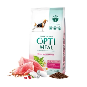 Optimeal Süper Premium Hindili Orta Irk Yetişkin Köpek Maması 1.5 kg - 2