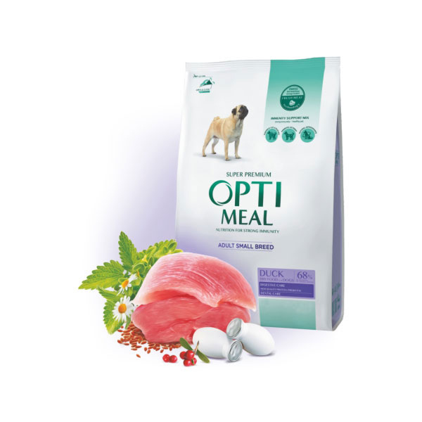 Optimeal Süper Premium Ördekli Küçük Irk Yetişkin Köpek Maması 1.5 kg - 2