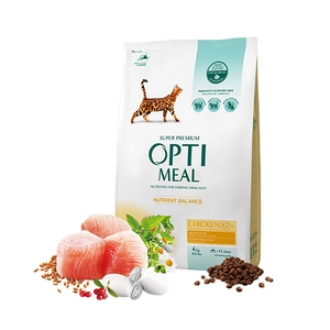 Optimeal Süper Premium Tavuklu Yetişkin Kedi Maması 4 Kg - 2