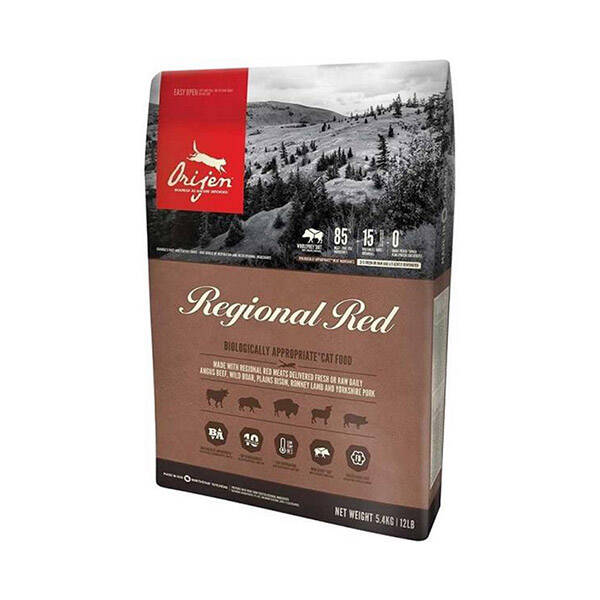 Orijen Regional Red Kırmızı Etli Tahılsız Yavru ve Yetişkin Kedi Maması 1,8 kg - 1