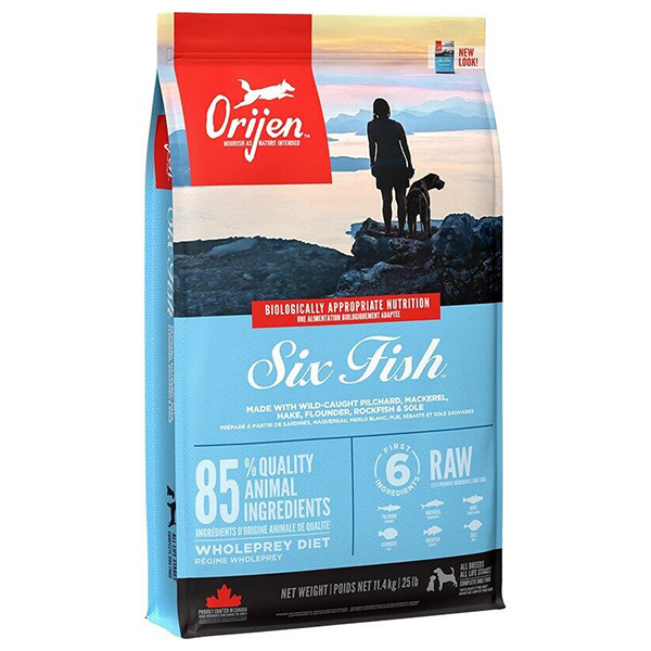 Orijen Six Fish Balıklı Tahılsız Yetişkin Köpek Maması 11,4 kg - 1