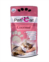 Pati Cat Coconut Hindistan Ceviz Kokulu İnce Taneli Kedi Kumu 10 LT