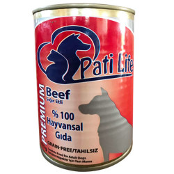 Pati Life Biftekli Köpek Yaş Maması 415 GR