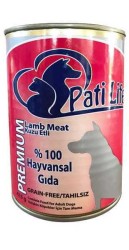 Pati Life Kuzu Etli Köpek Yaş Maması 415 GR