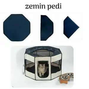 Pawingo Kedi ve Köpekler için Oyun Parkı 70 x 47 Cm Kırmızı - 4
