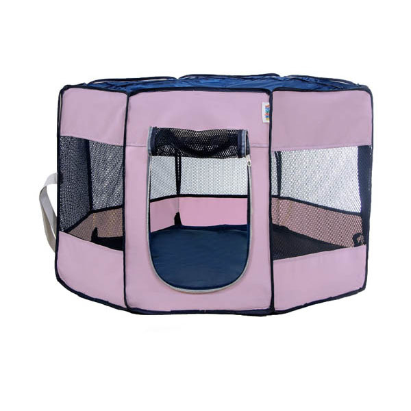 Pawingo Kedi ve Köpekler için Oyun Parkı 70 x 47 Cm Lila - 1
