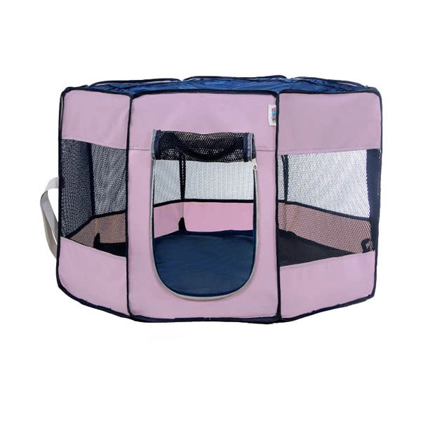 Pawingo Kedi ve Köpekler için Oyun Parkı 70 x 47 Cm Lila - 1