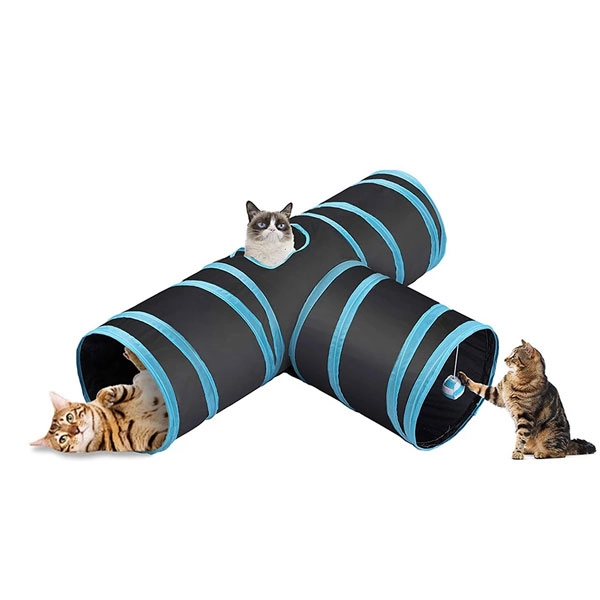 Pawise 3 Girişli Kedi Tüneli - 1