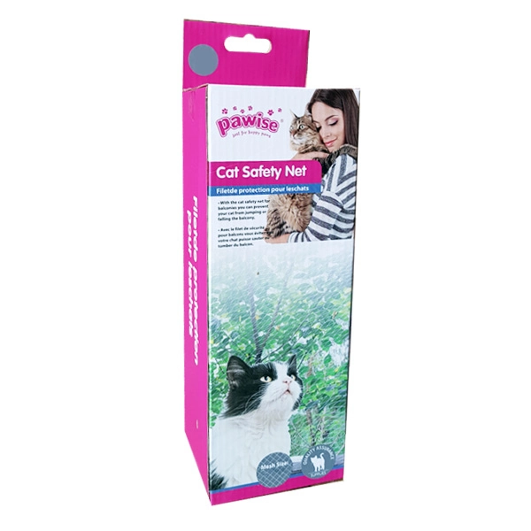 Pawise Balkon Kedi Koruma Şeffaf Ağ 3x2M - 1