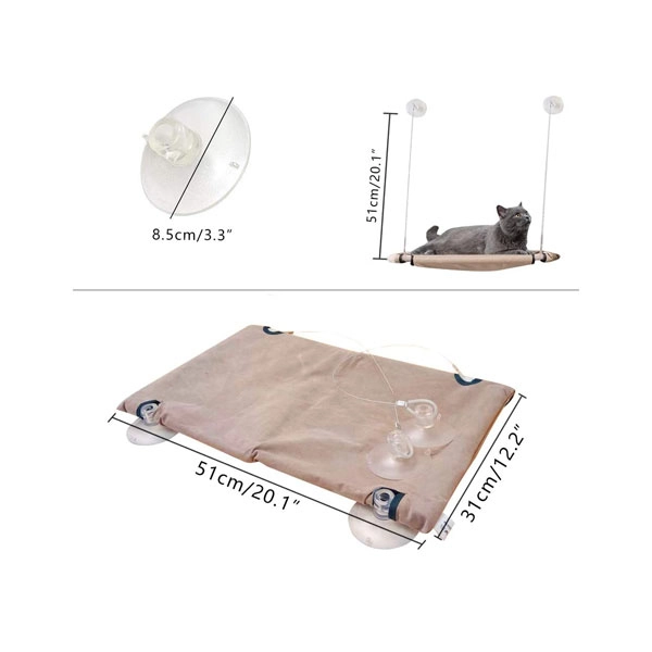 Pawise Cat Sunny Seat 51x31Cm Kedi Cam Yatağı - 1