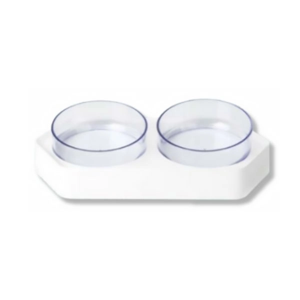 Pawise Çiftli Mama Kabı 2x400 ml - 1