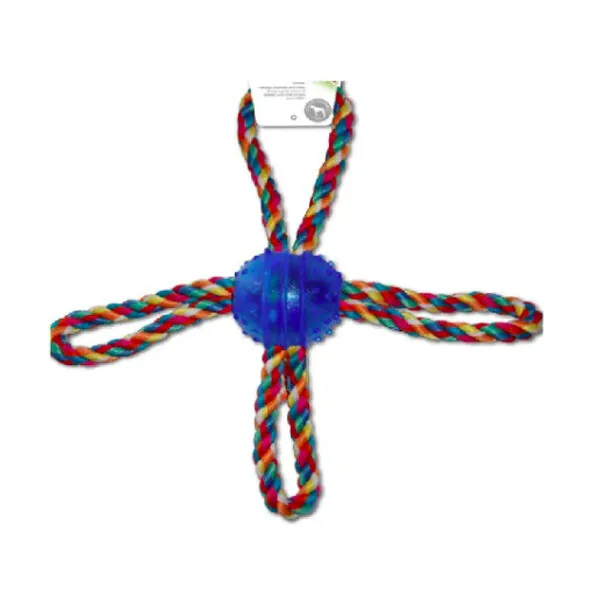 Pawise 4'lü Halka Diş İpi Köpek Oyuncağı 26 cm - 2