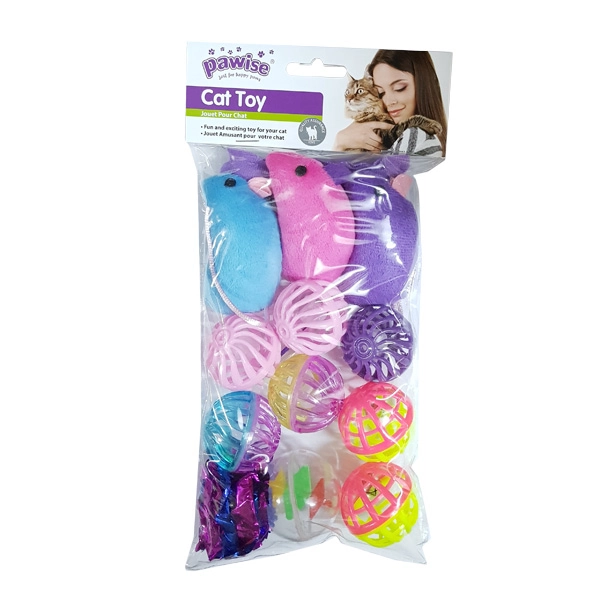 Pawise Karışık Kedi Oyuncağı 13 Adet Oyuncak - 1