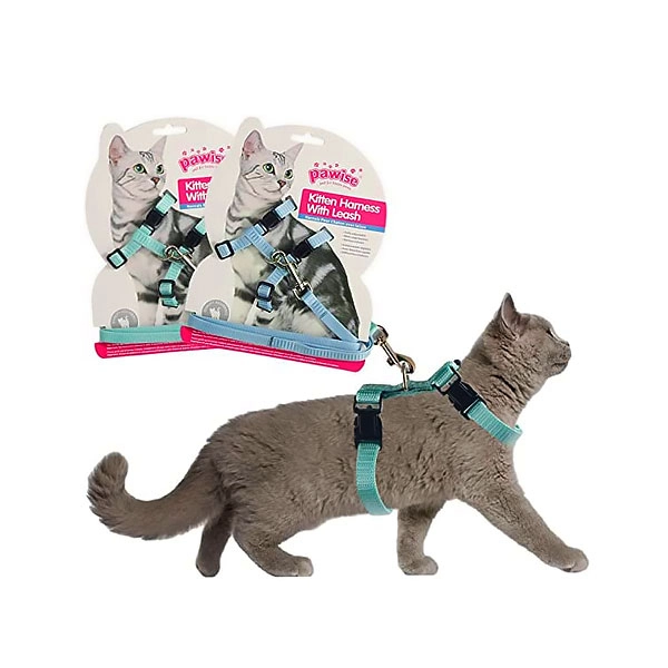 Pawise Kedi Göğüs T.(14.5-2518-30Cm) Yeşil-Mavi S - 1