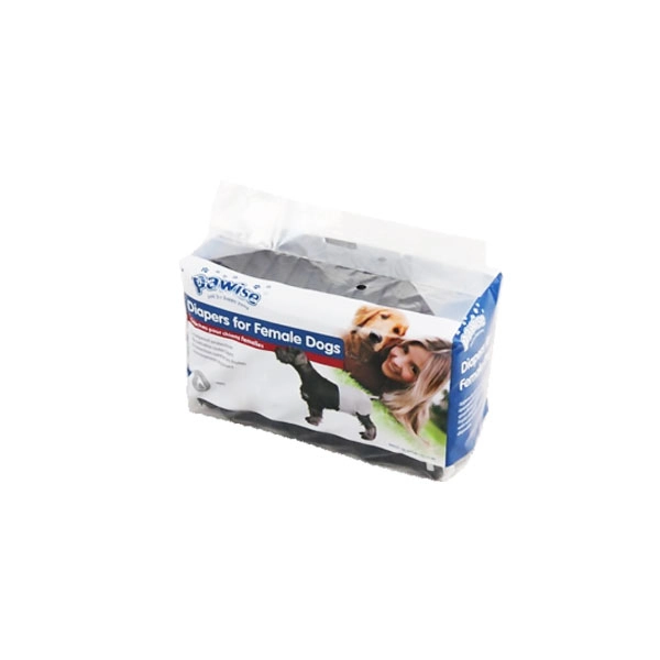 Pawise Köpek Alt Bağlama Bezi S Boy Siyah 12 Adet - 1