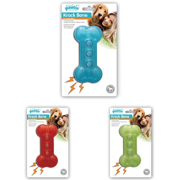 Pawise Krack Sesli Kemik Köpek Oyuncağı 14 cm - 1