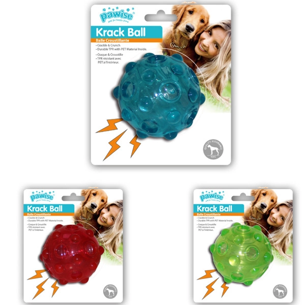 Pawise Krack Sesli Top Köpek Oyuncağı 7,5 cm - 1