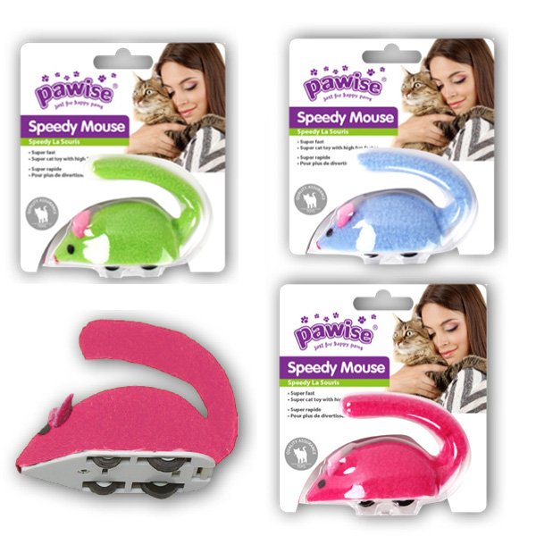 Pawise Kurmalı Fare Kedi Oyuncağı 9x6x4 cm - 1