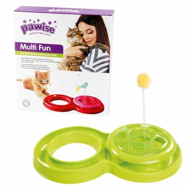 Pawise Plastik Parkur Oyuncak Great Fun Cat Toy - 1