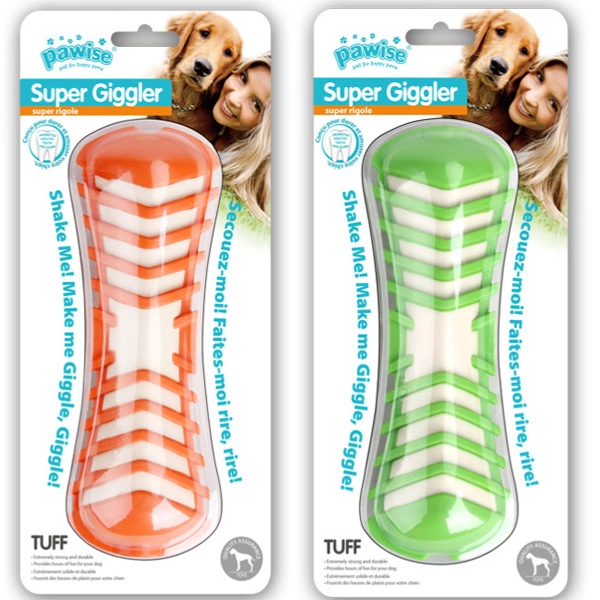Pawise Süper Giggle Sesli Kemik Köpek Oyuncağı 19 cm - 1