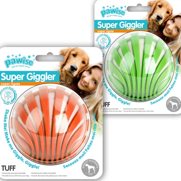 Pawise Süper Giggle Sesli Top Köpek Oyuncağı 8 cm - 1