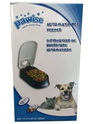 Pawise Zaman Ayarlı Mama Kabı 13x7x24 cm - 2