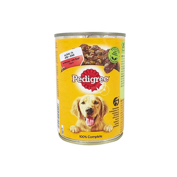Pedigree Biftekli Jöleli Konserve Köpek Maması 400 Gr - 1