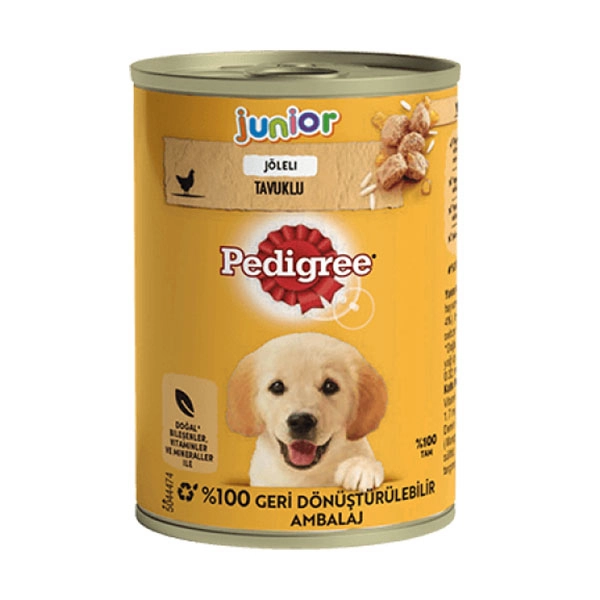 Pedigree Jöle İçinde Tavuklu Yavru Köpek Konservesi 400gr - 1