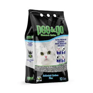 Pee&Go Grey Control Aktif Karbonlu İnce Taneli Kedi Kumu 10 LT
