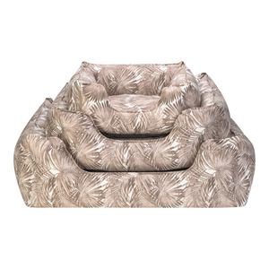 Pet Comfort Alpha  Açık Kahverengi-Beyaz Köpek Yatağı L 105x85cm - 4