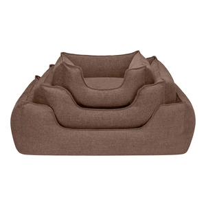 Pet Comfort Alpha  Açık Kahverengi Köpek Yatağı L 105x85cm - 4