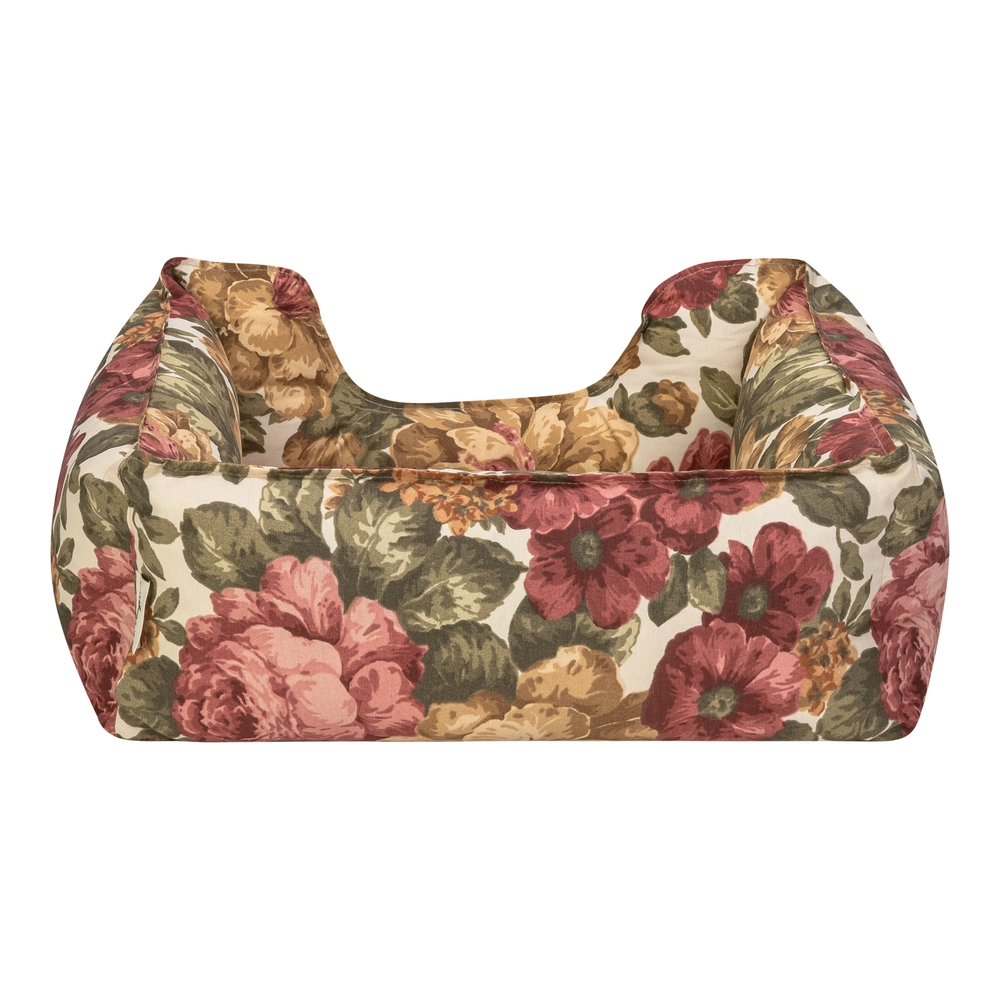 Pet Comfort Alpha  Gül Desenli Kedi ve Köpek Yatağı S 60x50cm - 3