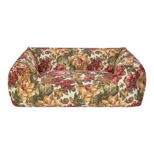 Pet Comfort Alpha  Gül Desenli Köpek Yatağı L 105x85cm